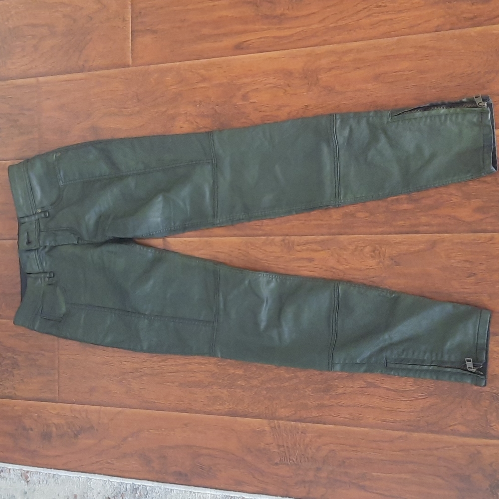 Authentic Burberry faux wax pants